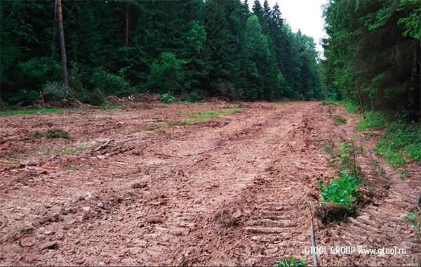 на трассу приехали бульдозеры