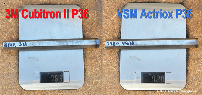 Cubitron II 3M - 51 г. Actirox VSM - 58 г