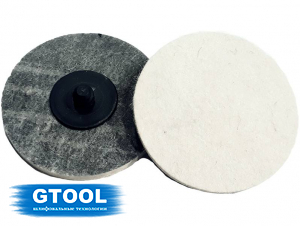 фото Круг полировальный войлочный GTOOL FD QCD d75*5мм, уп-ка 10шт
