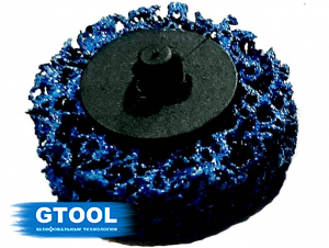 фото Зачистной круг GTOOL CD синий d50 QCD, уп-ка 10шт