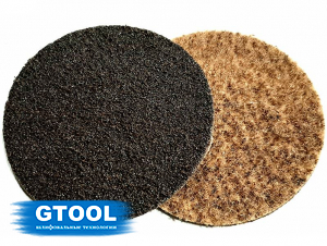 фото Круг нетканый шлифовальный GTOOL, d125мм, зерно Coarse (P60-80), уп-ка 3шт