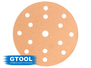 фото Шлифовальные круги GTOOL d150, на липучке, зерно P240 (15 отверстий), уп-ка 10шт